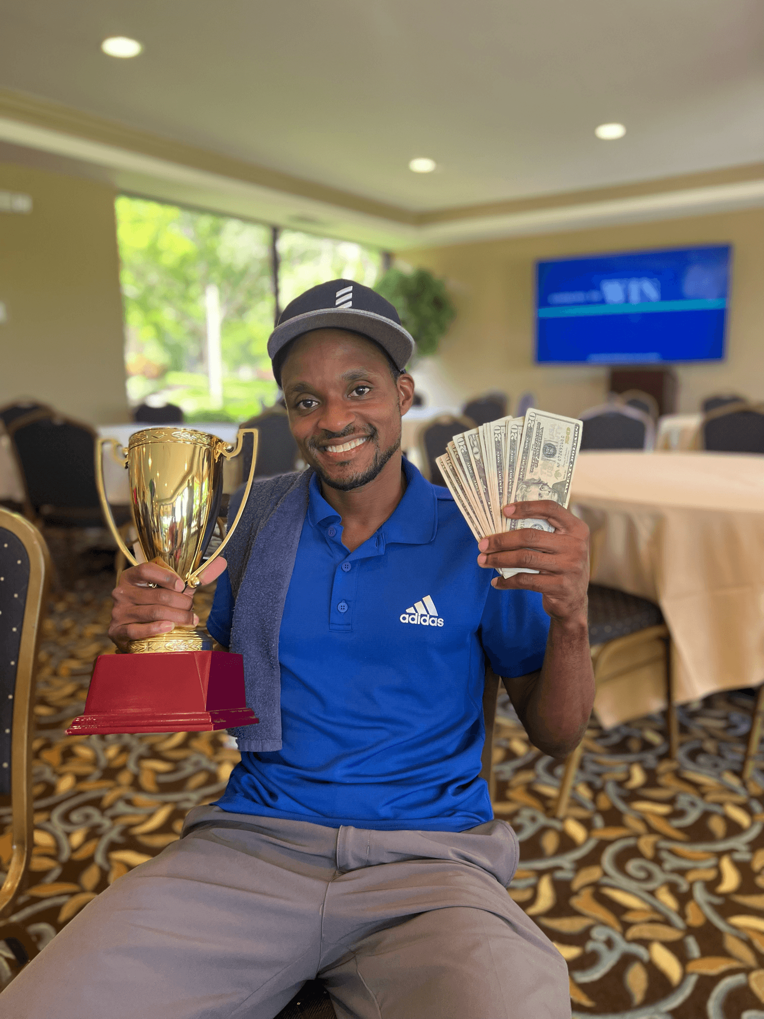 2022 Jacaranda Open champion Dave “Not Nice” Forbes